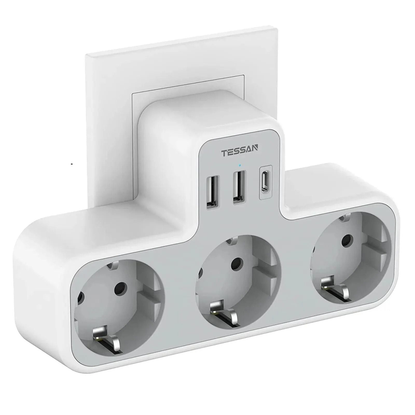 6 In 1 Power Strip With AC USB A And USB C For Home And Office 5