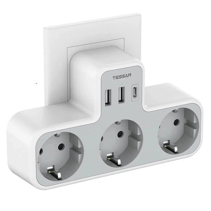 6 In 1 Power Strip With AC USB A And USB C For Home And Office 5