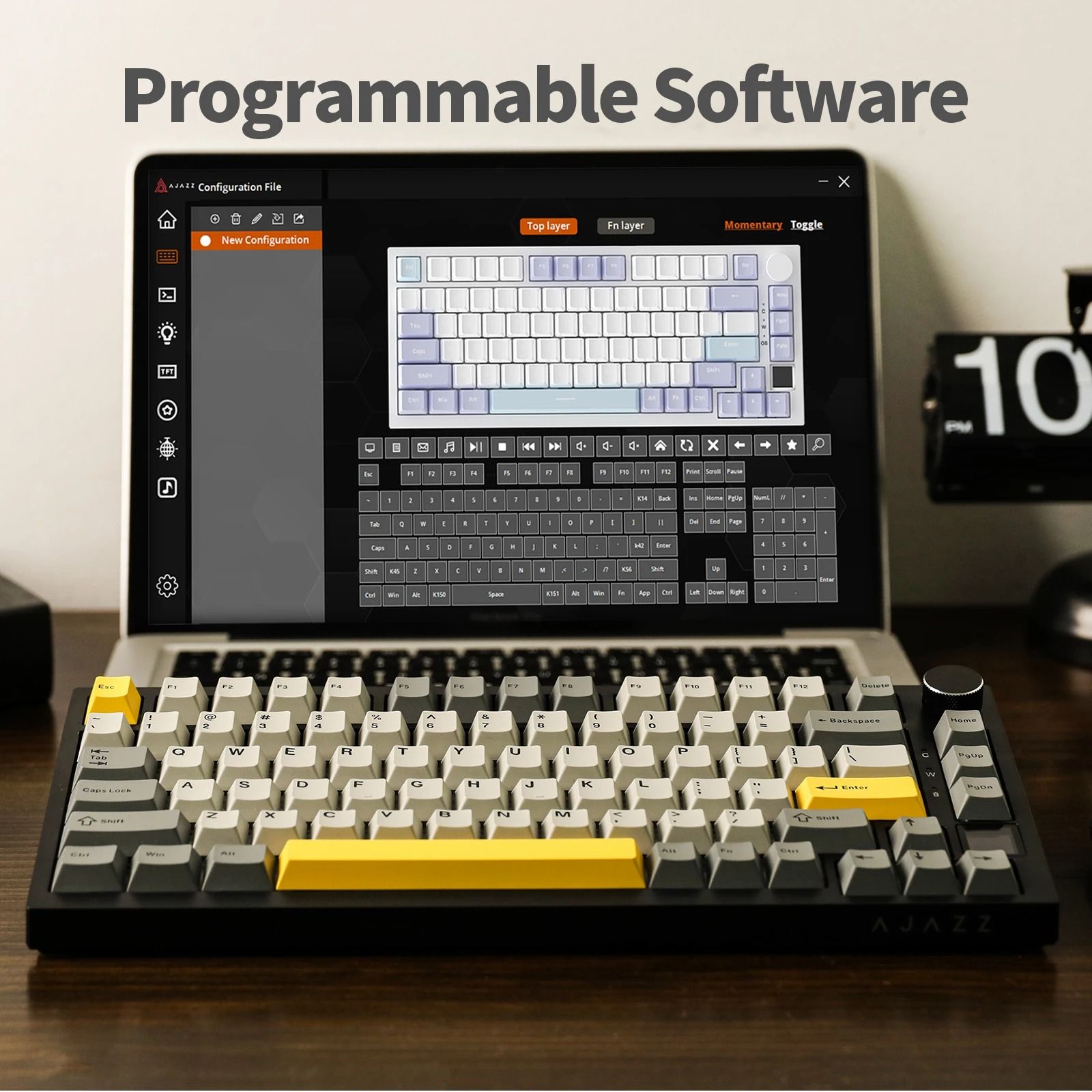 Premium Wireless Mechanical Keyboard With TFT Display 4