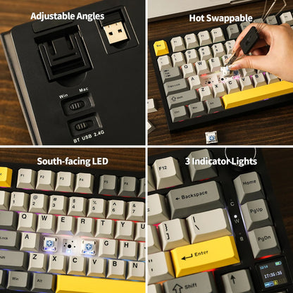 Premium Wireless Mechanical Keyboard With TFT Display 5