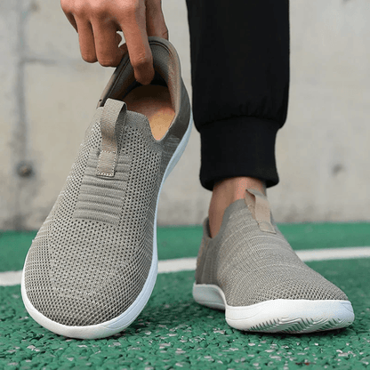 Mens Lightweight Wide Toe Running Shoes Comfortable Anti Slip Walking Sneakers 2