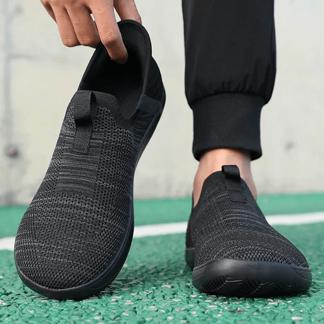 Mens Lightweight Wide Toe Running Shoes Comfortable Anti Slip Walking Sneakers 3