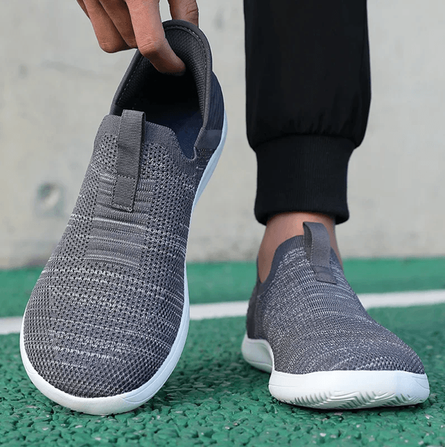 Mens Lightweight Wide Toe Running Shoes Comfortable Anti Slip Walking Sneakers 4