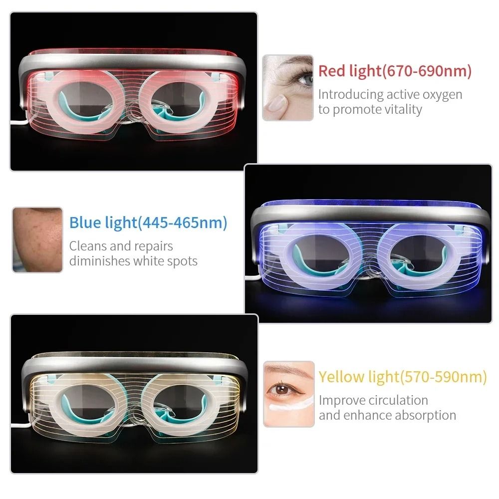LED Photon Eye Massager For Skin Tightening Hot Compress And Vibration Therapy 1