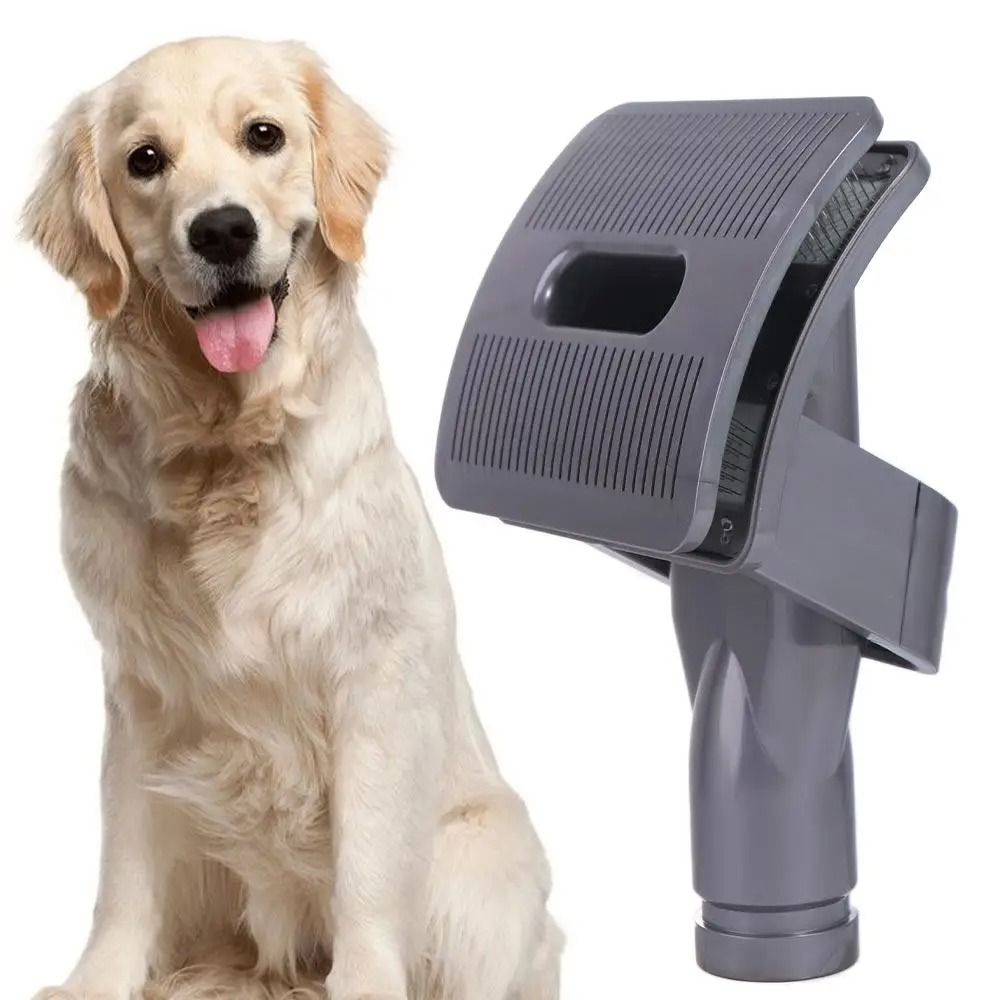 Pet Fur Hair Vacuum Groomer For Dogs And Cats With Hair Brush And Grooming Tool Attachment 2