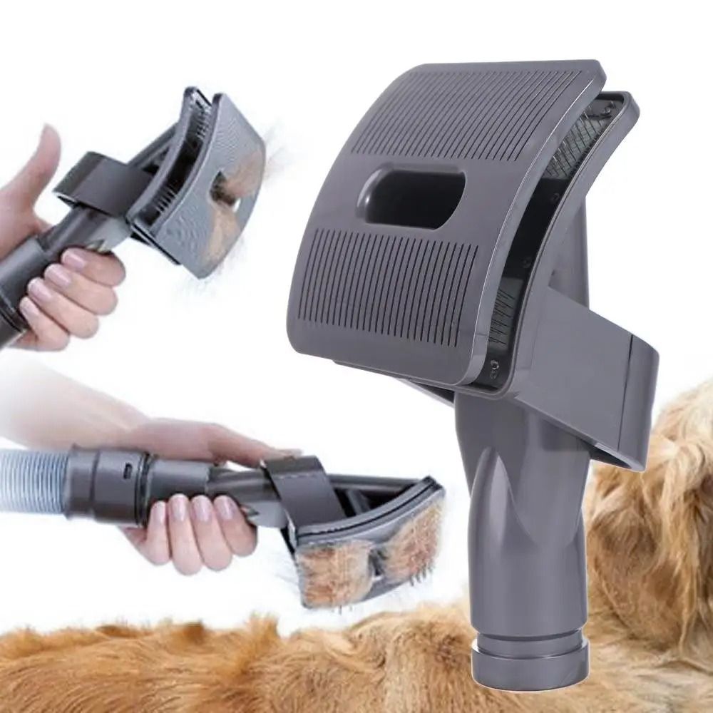 Pet Fur Hair Vacuum Groomer For Dogs And Cats With Hair Brush And Grooming Tool Attachment 4