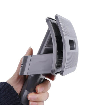 Pet Fur Hair Vacuum Groomer For Dogs And Cats With Hair Brush And Grooming Tool Attachment 5