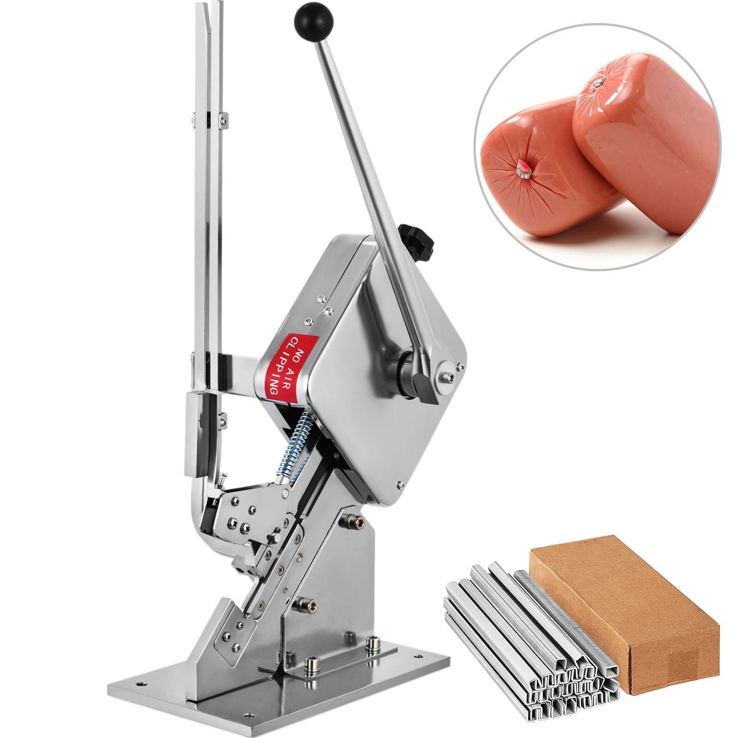 Manual Sausage Clipper Machine for Bag Sealing and Meat Packing in Bakeries and Supermarkets