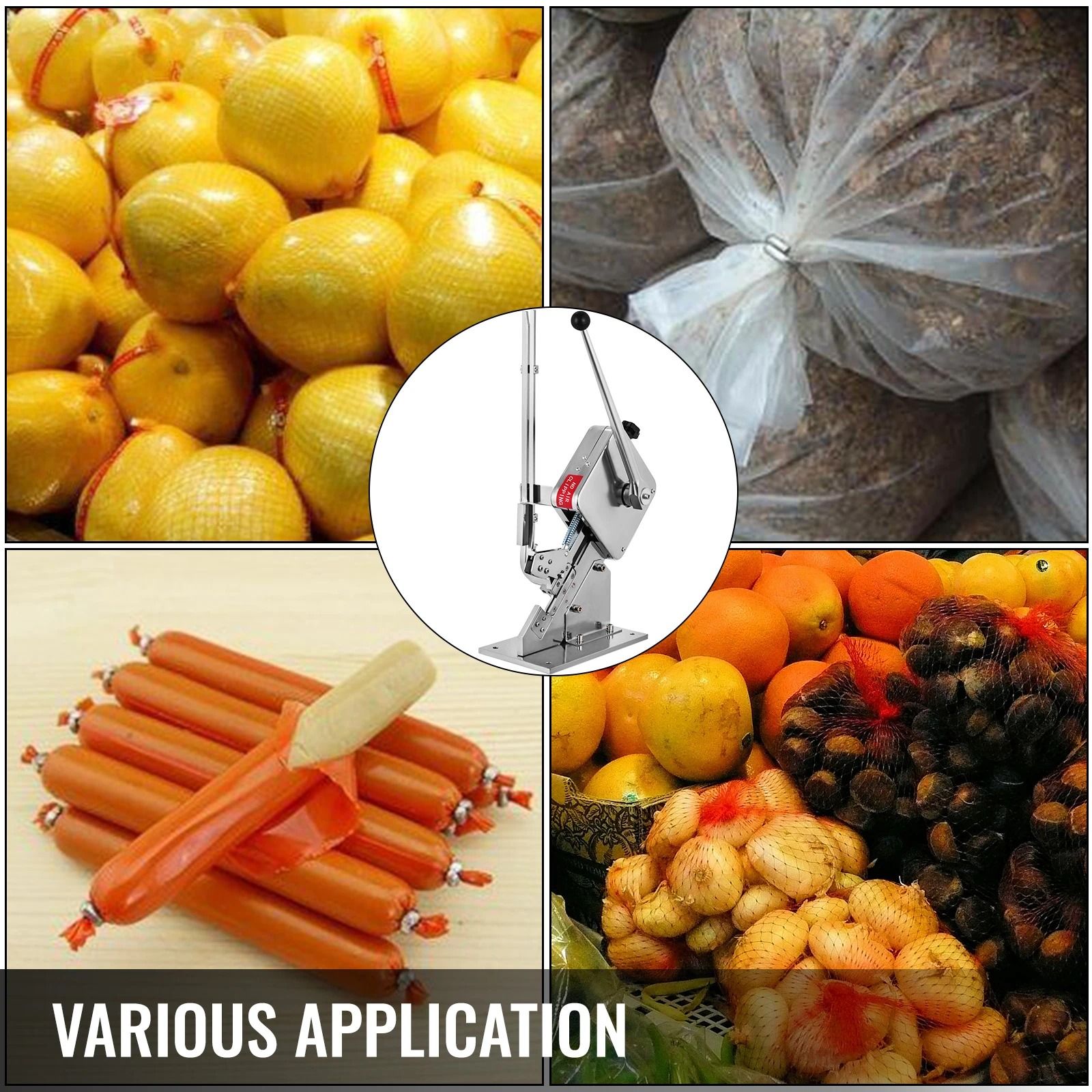 Manual Sausage Clipper Machine For Bag Sealing And Meat Packing In Bakeries And Supermarkets 1