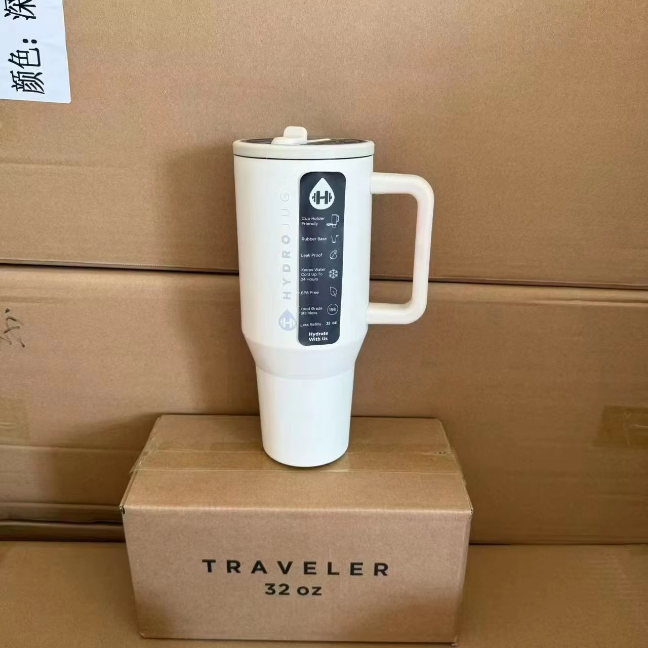 HydroJug Traveler Tumbler  32oz40oz Stainless Steel Vacuum Insulated Water Bottle With Straw Lid 10