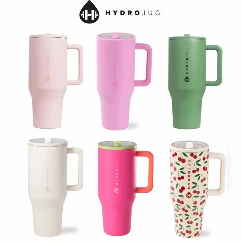 HydroJug Traveler Tumbler  32oz40oz Stainless Steel Vacuum Insulated Water Bottle With Straw Lid 1