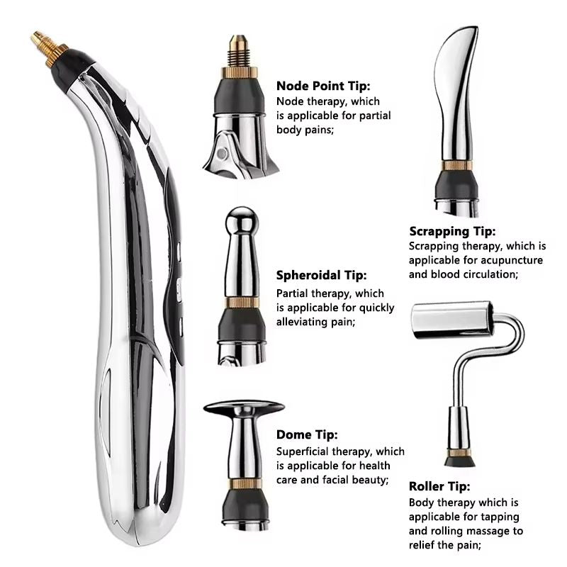Meridian Energy Acupuncture Pen – Electric Pulse Therapy for Muscle Relaxation & Pain Relief