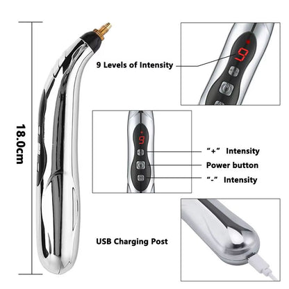 Meridian Energy Acupuncture Pen  Electric Pulse Therapy For Muscle Relaxation  Pain Relief 5