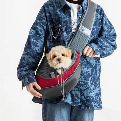 Pet Carrier Sling Backpack  Breathable Travel Tote Shoulder Bag For Small Dogs  Cats 2