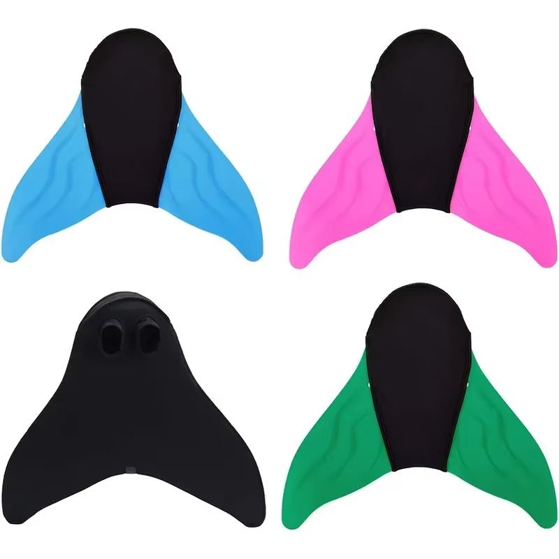 Mermaid Swimming Monofin  Training Flipper Swim Fin For Kids  Adults 2