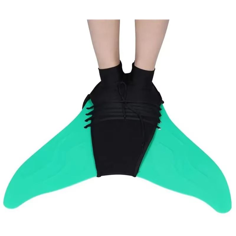 Mermaid Swimming Monofin  Training Flipper Swim Fin For Kids  Adults 4