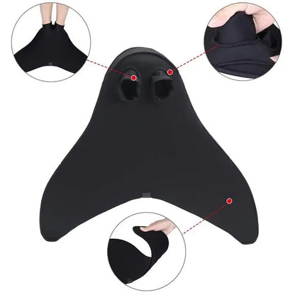 Mermaid Swimming Monofin  Training Flipper Swim Fin For Kids  Adults 5