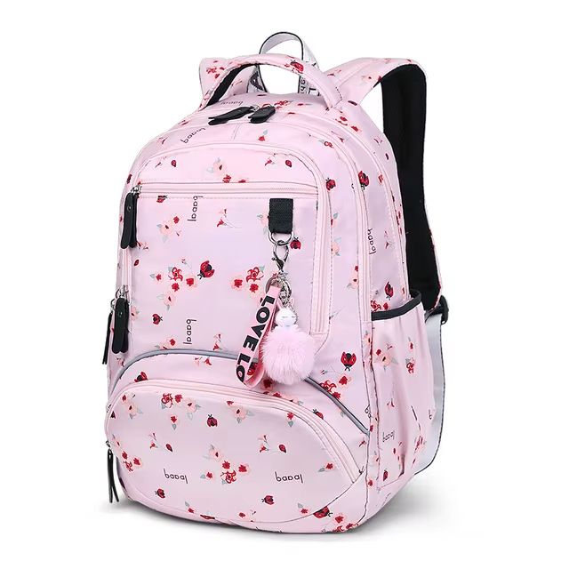 Waterproof School Backpack  Large Cute Printed Book Bag For Kids  Teen Girls 8