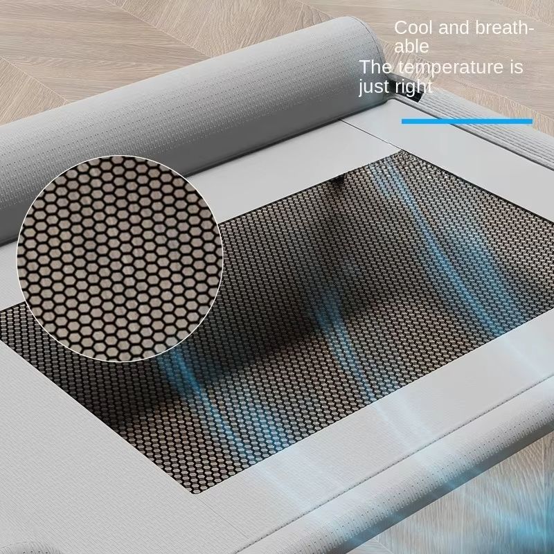 Breathable Elevated Pet Bed  Cooling OffGround Cat  Dog Bed With Washable Cover For All Seasons 3