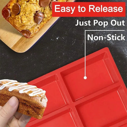 9 Cavity Silicone Baking Mold For Mini Loaf Cake Bread Meatloaf Cornbread Brownie Muffin Soap Chees 3