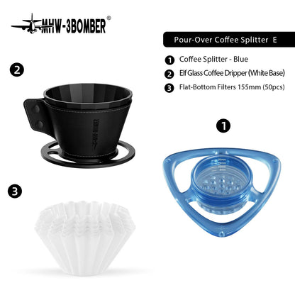Precision PourOver Coffee Dripper  Flow Control Brewer For Baristas  Home Brewing 10