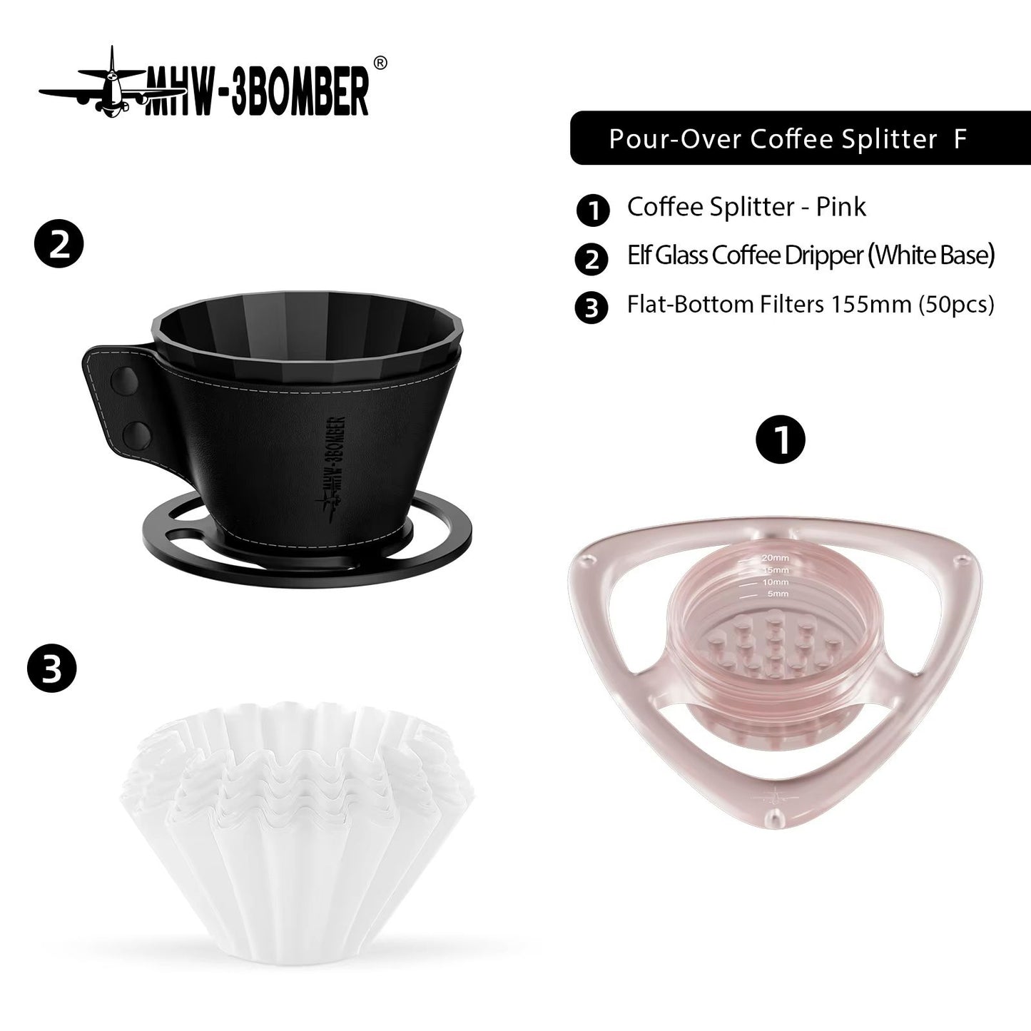 Precision PourOver Coffee Dripper  Flow Control Brewer For Baristas  Home Brewing 11