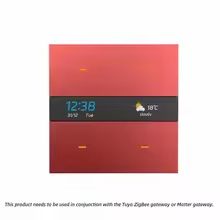 M8Pro Tuya Smart Switch With Zigbee Hub  MultiDevice Control HD Display  Customizable Keys 7