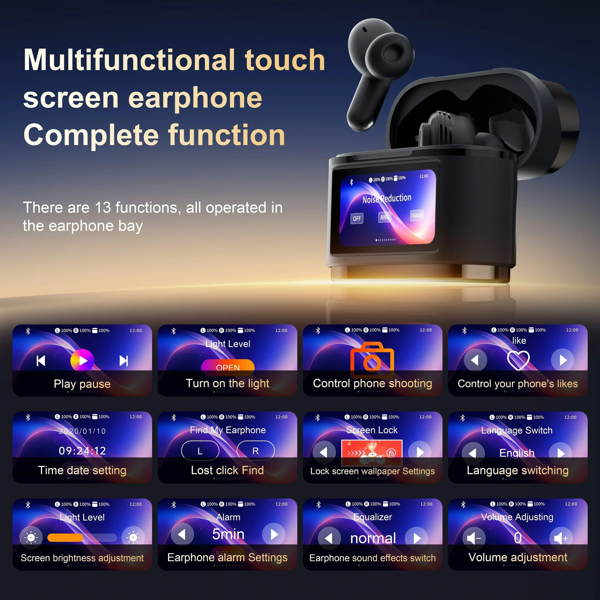Xiaomi True Wireless Bluetooth Earbuds BD2  ANC Noise Cancelling HiFi Stereo With Digital Display 2