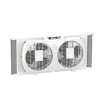 Twin Window Fan with Reversible Airflow – Dual Blade, Expandable Panels & 2-Speed Cooling