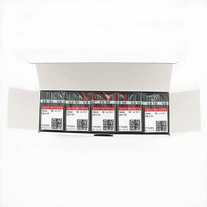 500 Pcs Genuine Groz Beckert Embroidery Needle FFG/SES DBXK5, Compatible with Tajima, Barudan, SWF Embroidery Machines