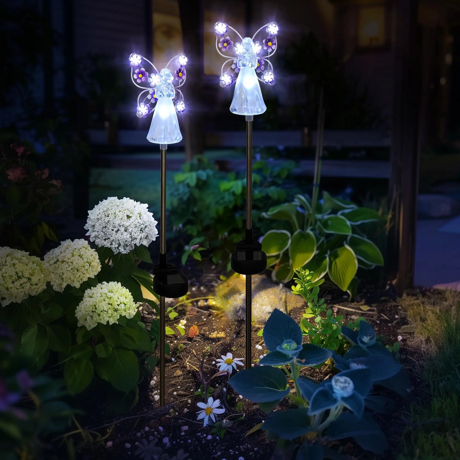 Angel Solar Garden Light Outdoor Waterproof Pathway Decoration, Solar Landscape Lights, Grave Cemetery Sympathy Gift