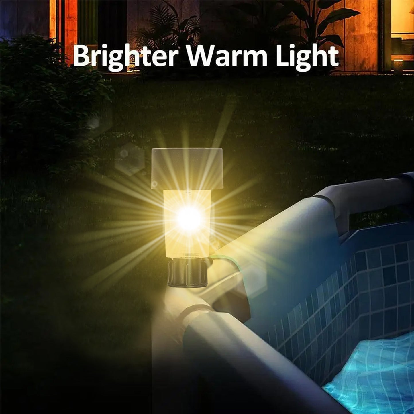 Solar Fence Lights Outdoor Weatherproof Garden Patio Swimming Pool Fence Hanging Accessories Night  1
