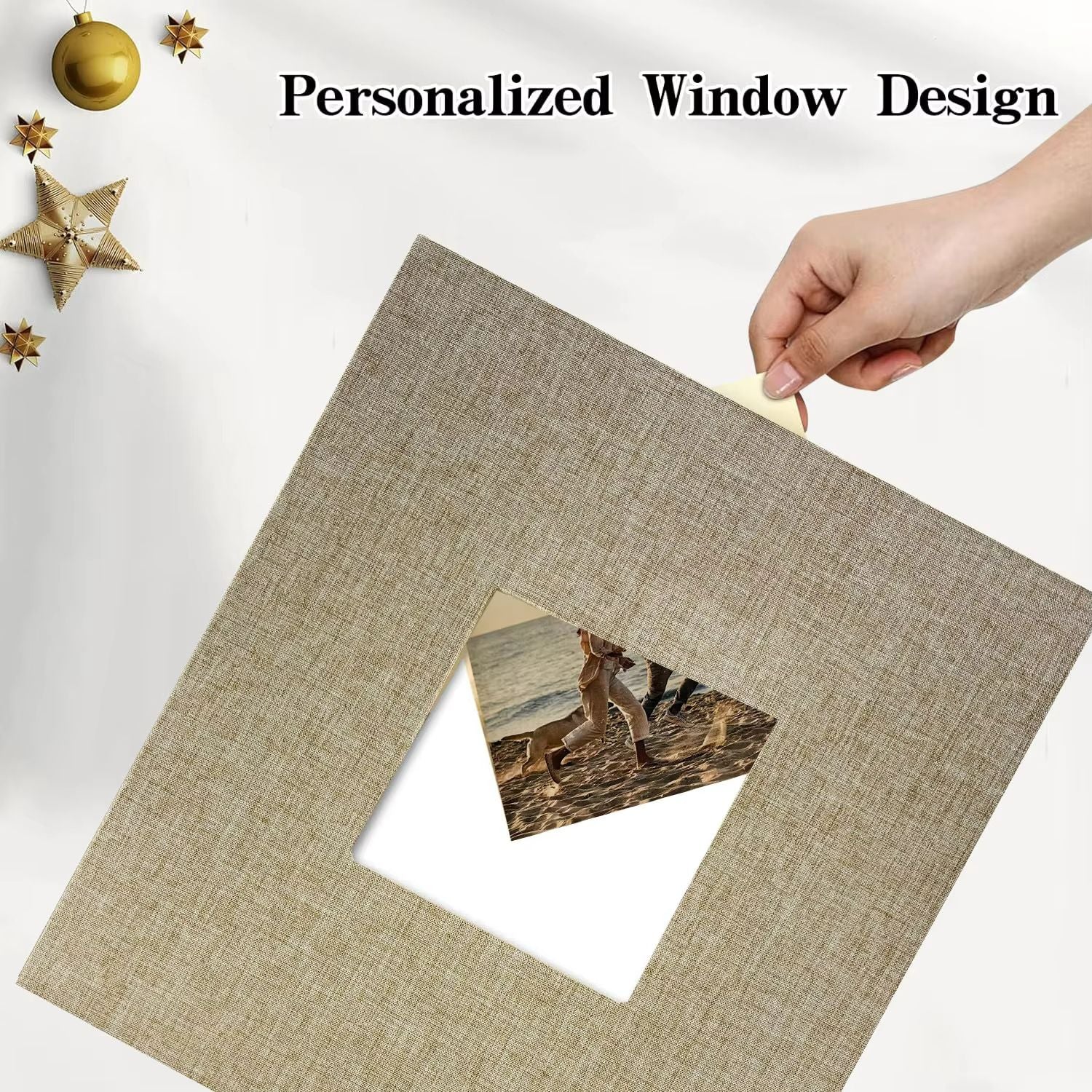 Linen 4x6 Photo Album  600 Pocket Large Capacity Album With Horizontal  Vertical Display 1