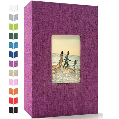 Linen 4x6 Photo Album  600 Pocket Large Capacity Album With Horizontal  Vertical Display 7