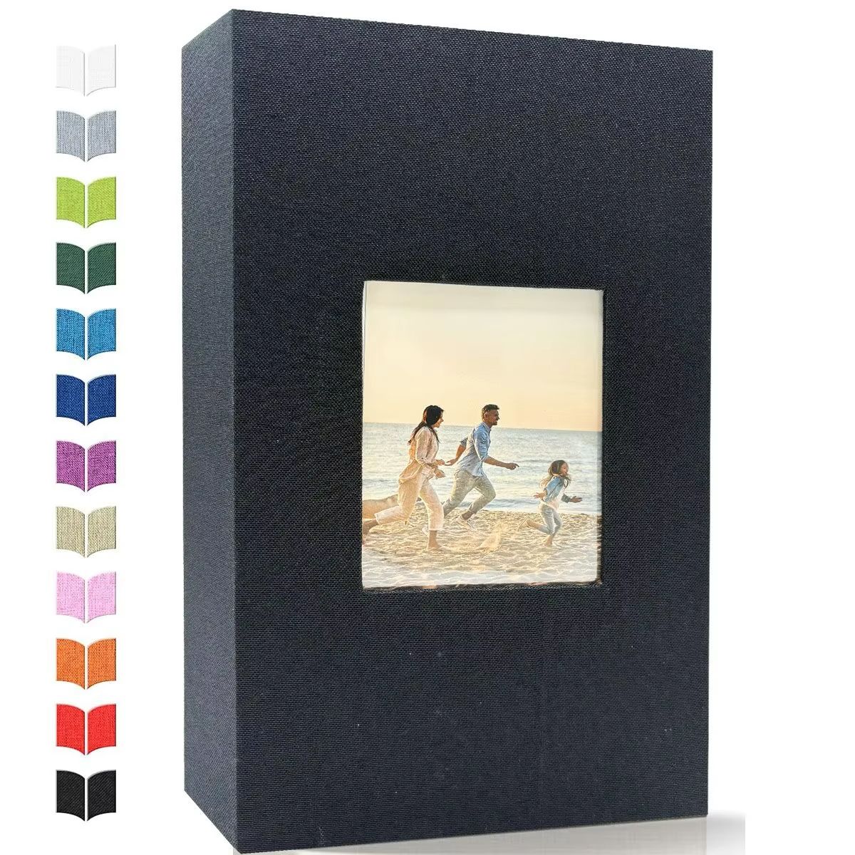 Linen 4x6 Photo Album  600 Pocket Large Capacity Album With Horizontal  Vertical Display 8