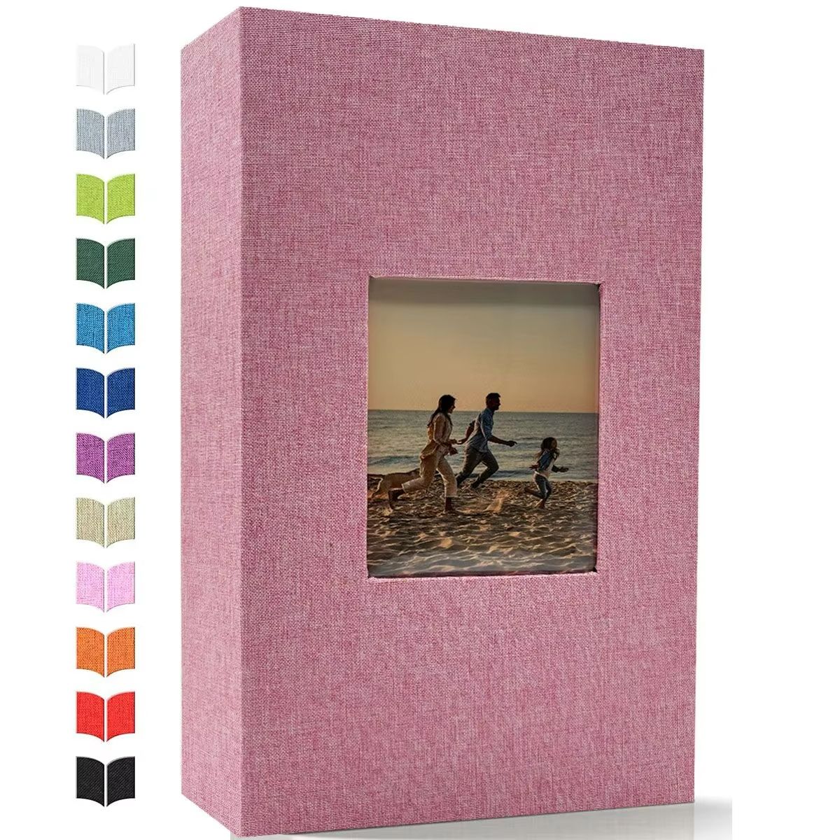 Linen 4x6 Photo Album  600 Pocket Large Capacity Album With Horizontal  Vertical Display 9