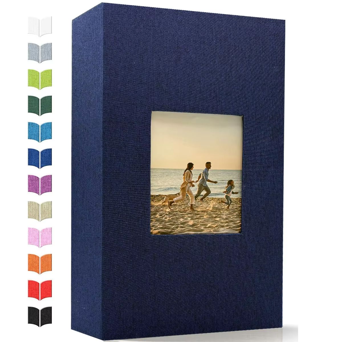 Linen 4x6 Photo Album  600 Pocket Large Capacity Album With Horizontal  Vertical Display 11