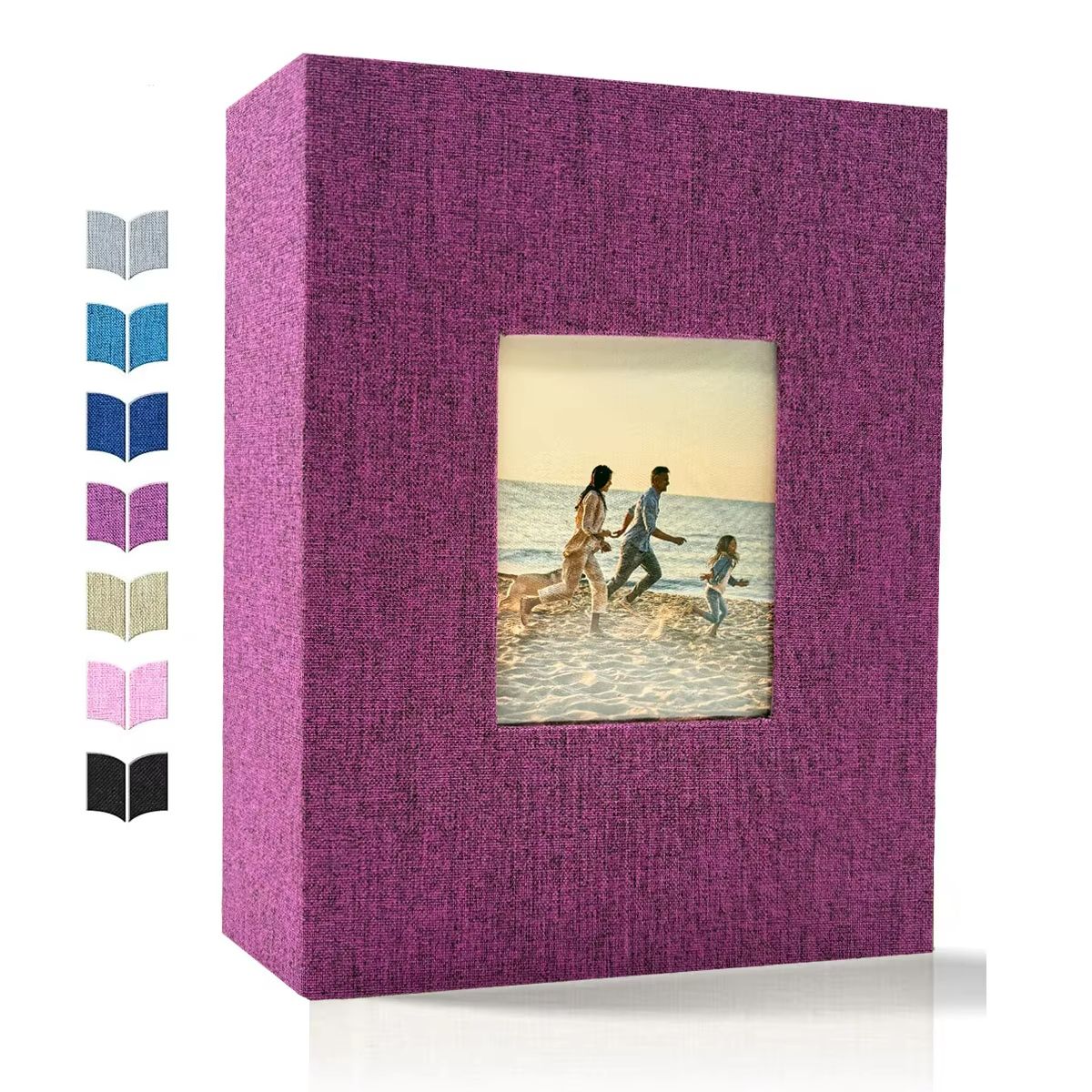 Linen 4x6 Photo Album  600 Pocket Large Capacity Album With Horizontal  Vertical Display 12