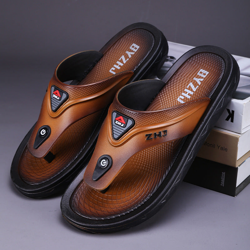 Mens House Beach Walk Around Home Flip Flops Comfort Platform Outdoor Indoor Sandals Fashion Clappe 6