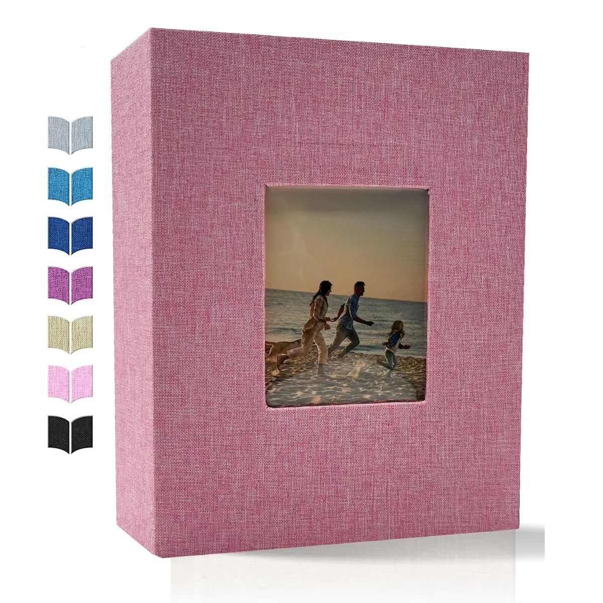Linen 4x6 Photo Album  600 Pocket Large Capacity Album With Horizontal  Vertical Display 15