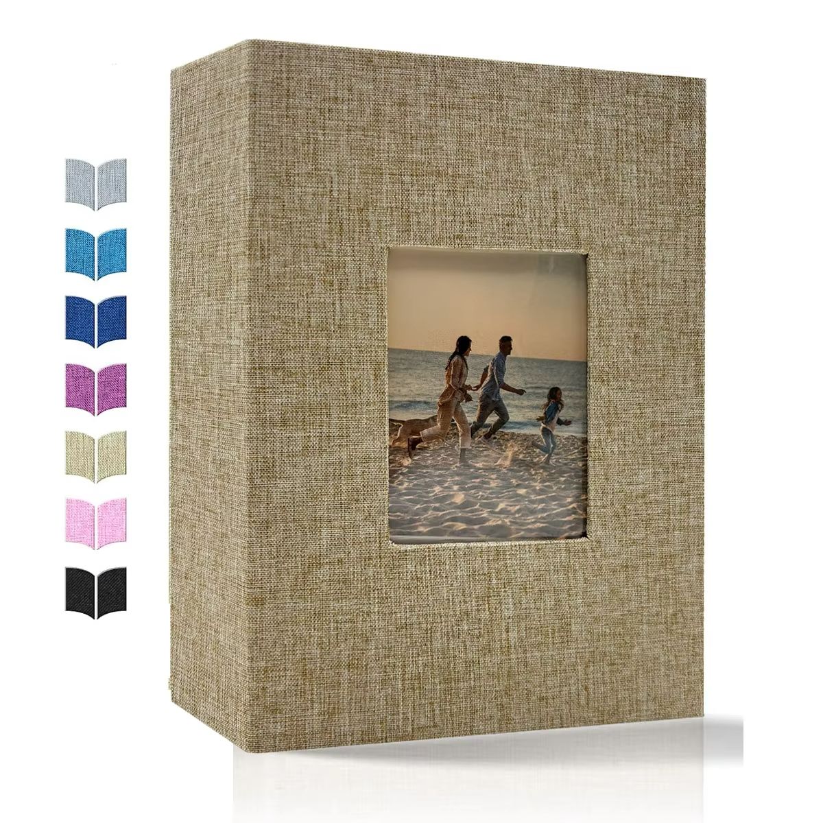 Linen 4x6 Photo Album  600 Pocket Large Capacity Album With Horizontal  Vertical Display 17