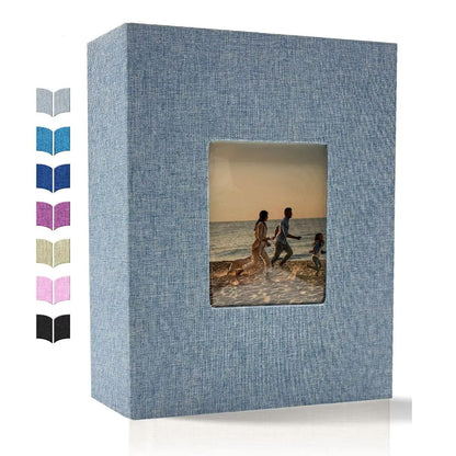 Linen 4x6 Photo Album  600 Pocket Large Capacity Album With Horizontal  Vertical Display 18