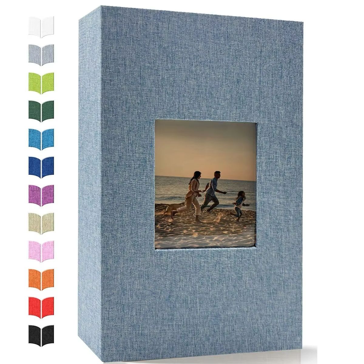 Linen 4x6 Photo Album  600 Pocket Large Capacity Album With Horizontal  Vertical Display 19