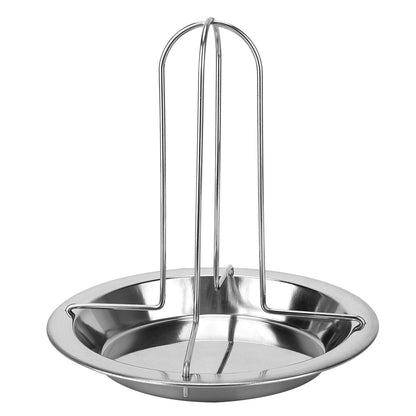 HeavyDuty Chicken Roaster Rack Carbon Steel Grill Stand For Perfectly Roasted Chicken Outdoor BBQ   4