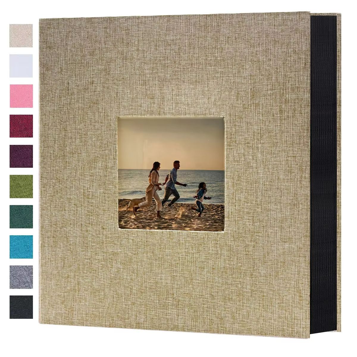 Linen 4x6 Photo Album  600 Pocket Large Capacity Album With Horizontal  Vertical Display 21