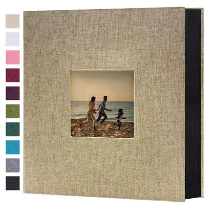 Linen 4x6 Photo Album  600 Pocket Large Capacity Album With Horizontal  Vertical Display 21