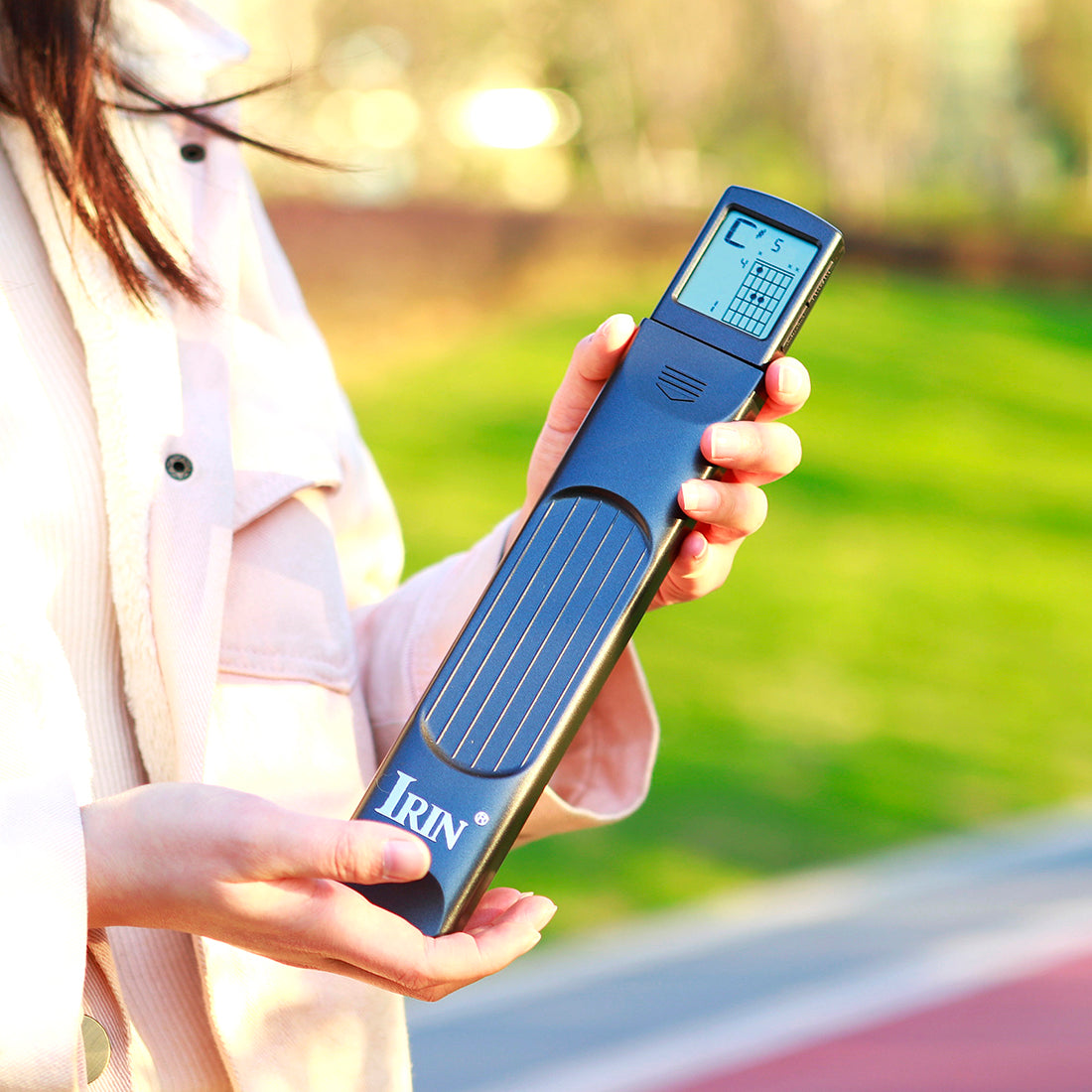 String Guitar Portable Chord Trainer, Fret Guitar Finger Trainer with Screen Display, Beginner & Progressive Training
