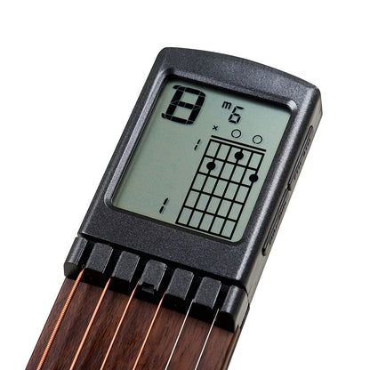 String Guitar Portable Chord Trainer, Fret Guitar Finger Trainer with Screen Display, Beginner & Progressive Training