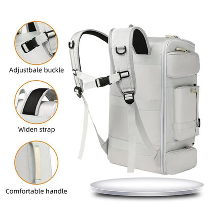 Large Capacity Gym Bag With Wet Dry Separation  Travel Backpack  Sports Training Bag 3