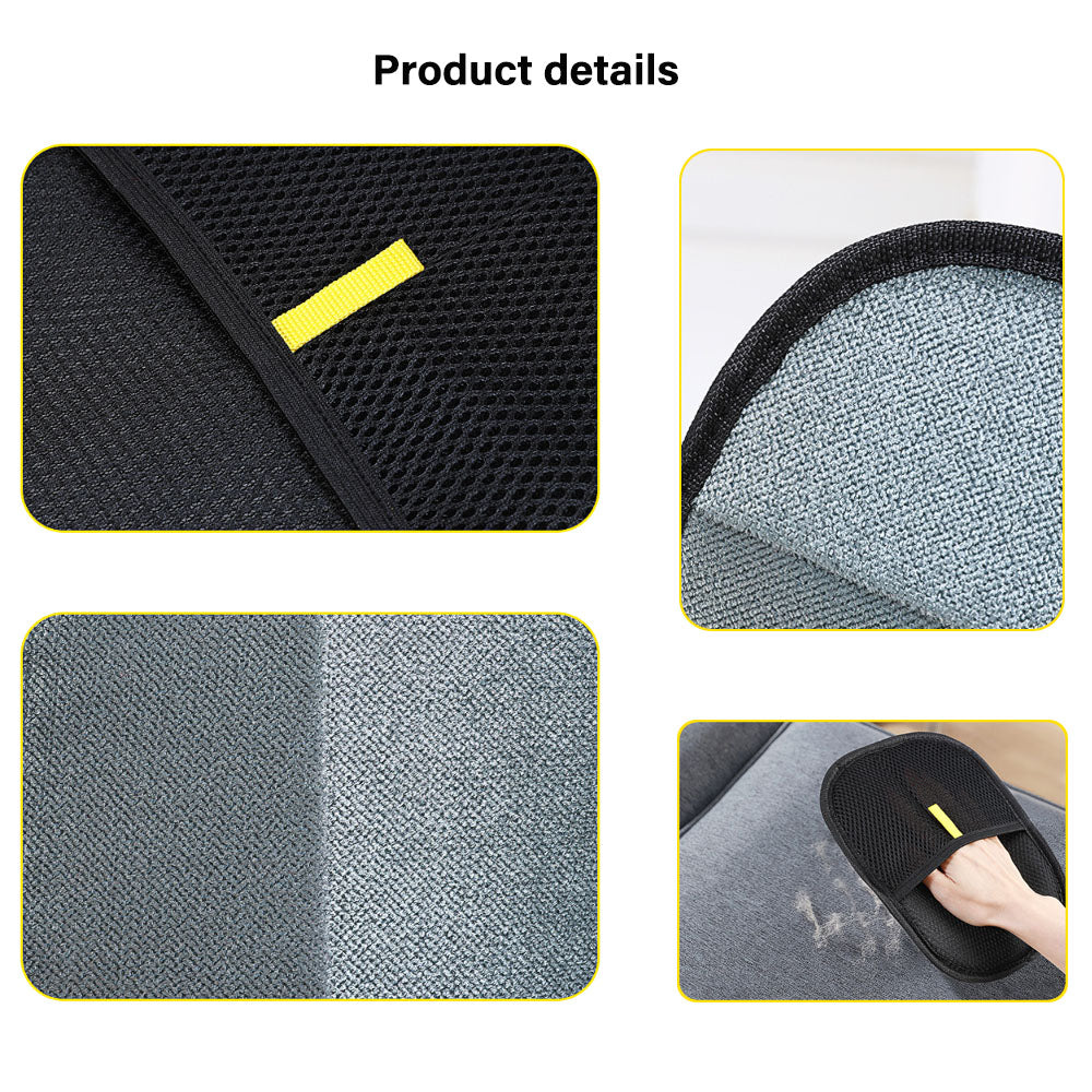 Pet Grooming Gloves, Static Dedusting Brush, Pet Hair Remover for Dog, Cat Hair on Sofa, Carpet, Clothes, Reusable